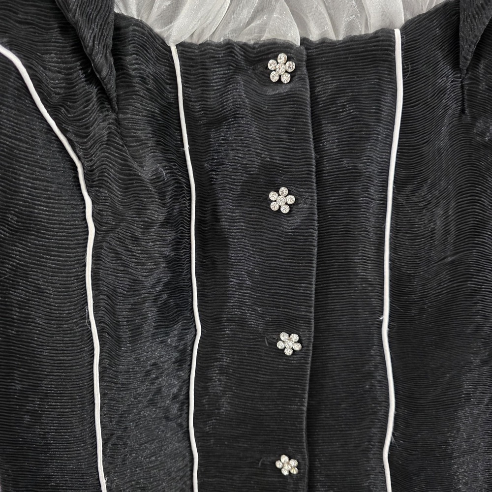 Ashro Womens Victorian Jacket Size Medium Gothic Vamp Whimsigoth - Picture 5 of 8
